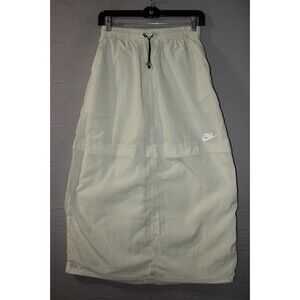 Nike Sportswear Women's Woven Skirt Drawstring Waist XSmall Off White Casual